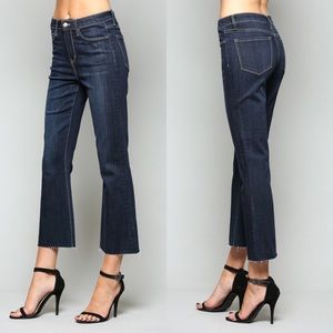 Vervet Flare Cropped Denim Jeans